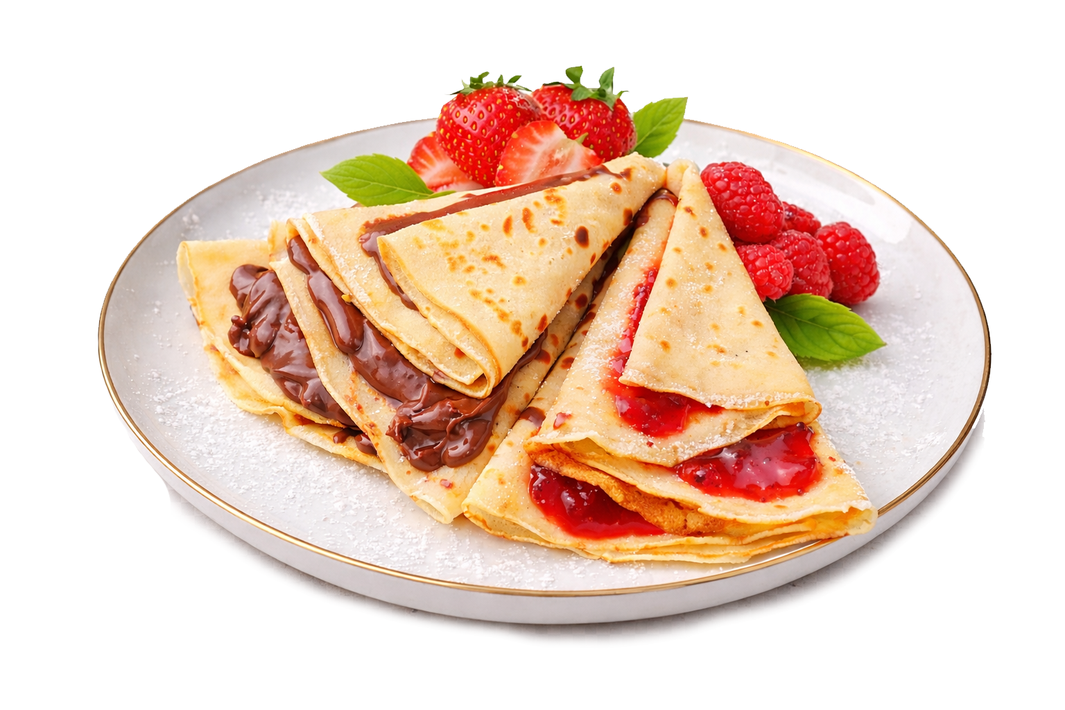 კრეპი ჯემით ან შოკოლადით