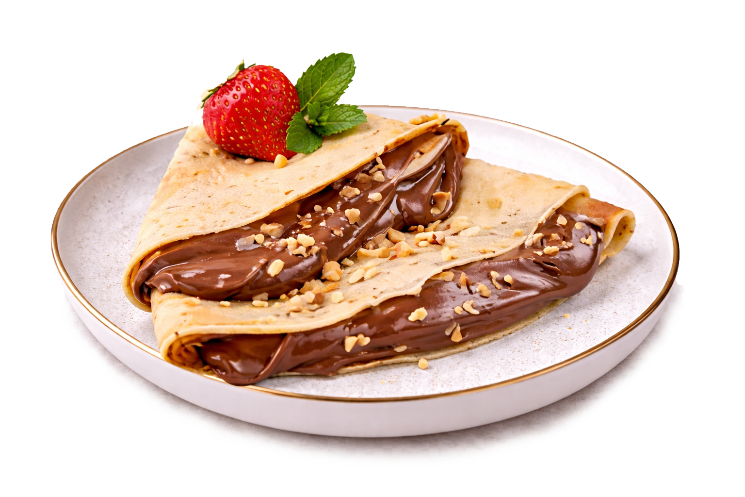 კრეპი შოკოლადით და თხილით